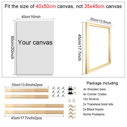 Wooden Canvas Frame for Paintings & Photos