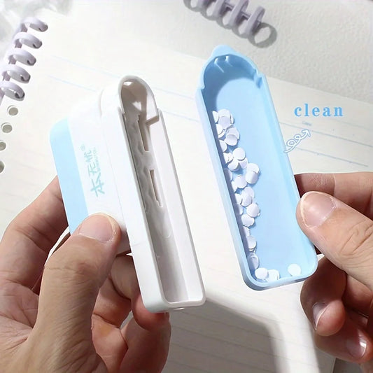 Compact 5-Hole Punch for Notebooks, Planners & Office Documents