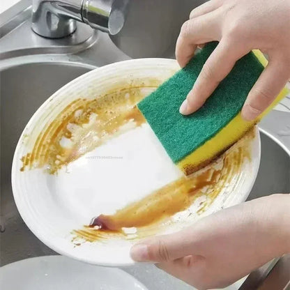 Double-Sided Kitchen Cleaning Sponge Set