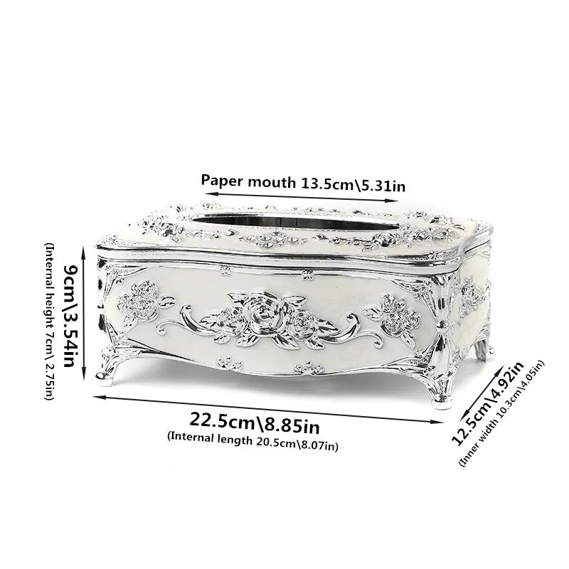 European Luxury Tissue Box Holder