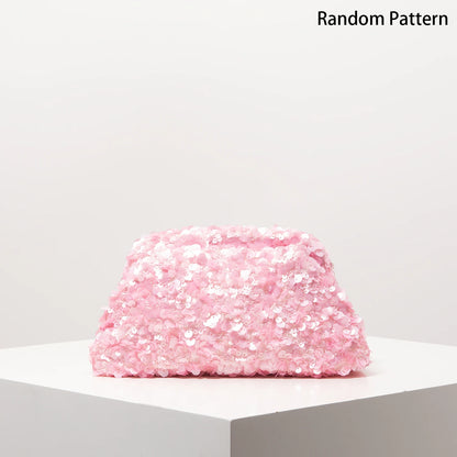 Sequin Evening Clutch Bag