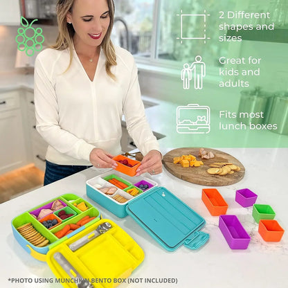 Reusable Silicone Lunch Box Food Dividers