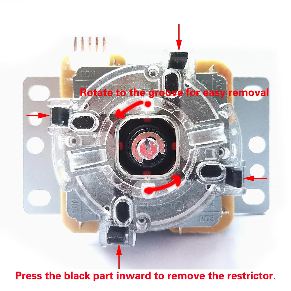 GT-Y Octagonal Restrictor Gate for Sanwa JLF Joystick