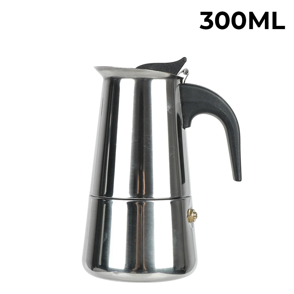 Stainless Steel Stovetop Moka Coffee Maker