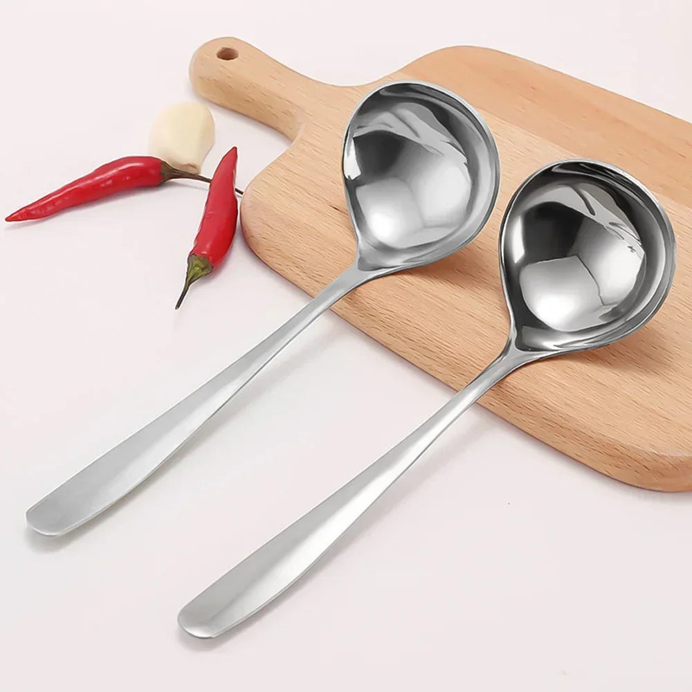 Stainless Steel Long Handle Soup Spoon
