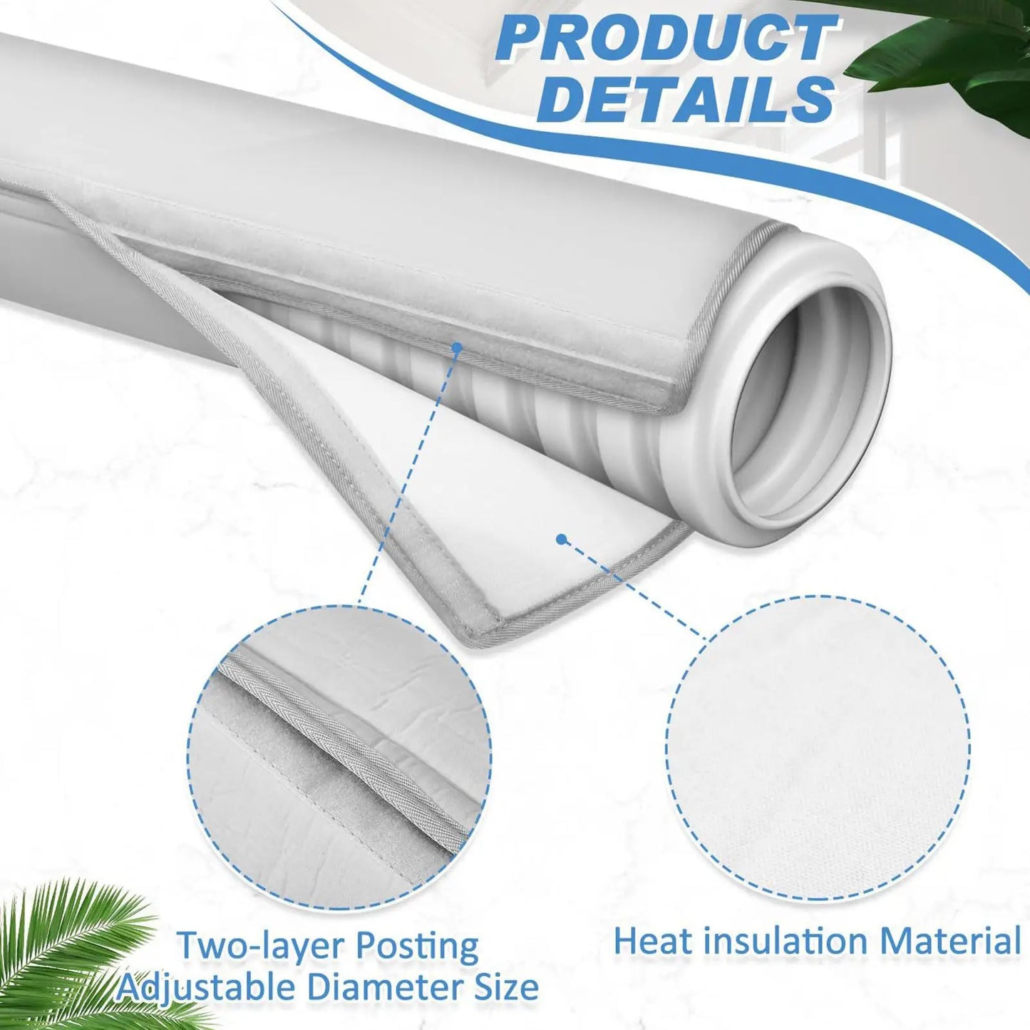 Portable AC Hose Insulation Sleeve