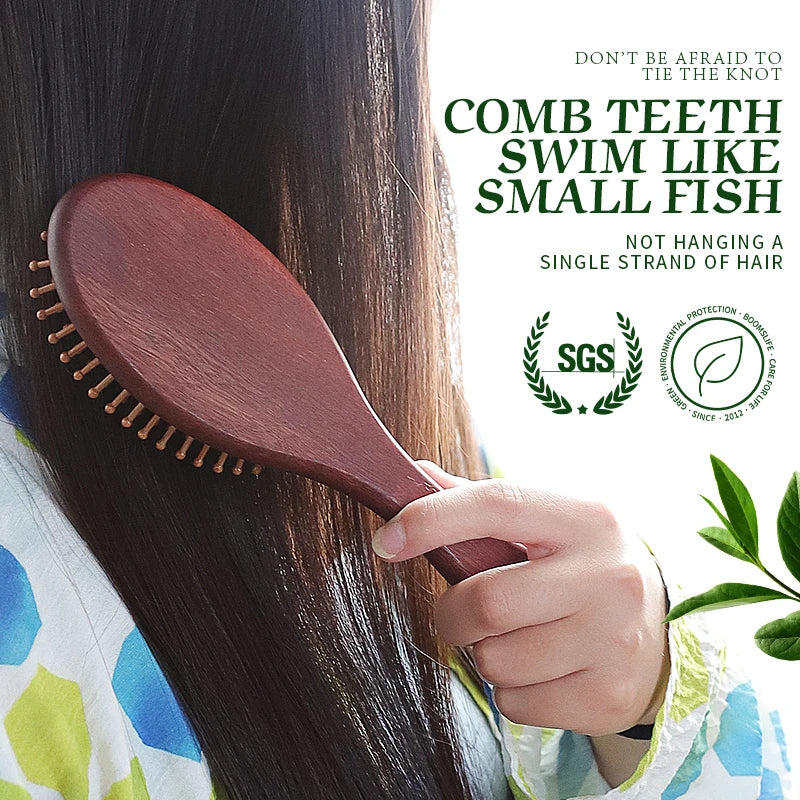 Oak Wood Hair Brush