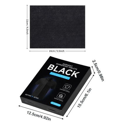 Black Fabric Dye Laundry Sheets – Colour Restorer