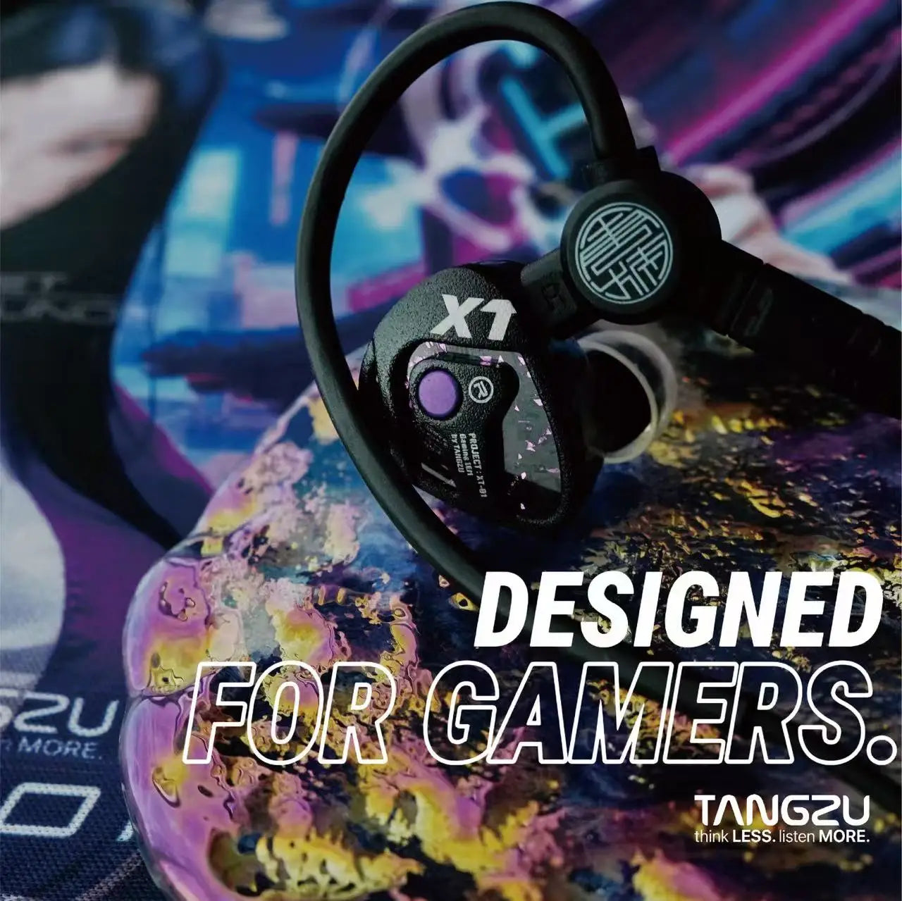 TANGZU Xue Tao Gaming In-Ear Monitor Headphones
