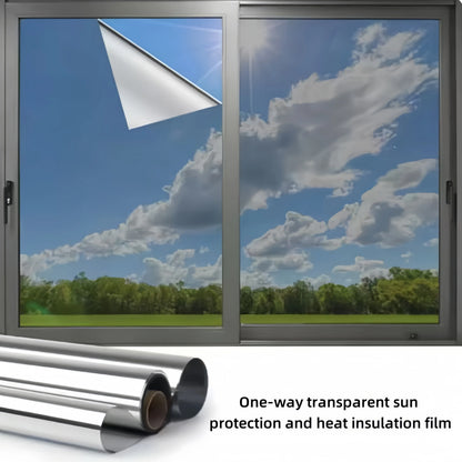 Silver One-Way Privacy Window Film