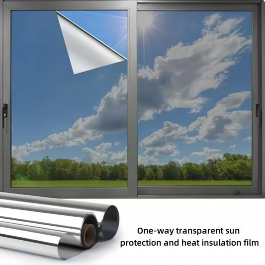Silver One-Way Privacy Window Film