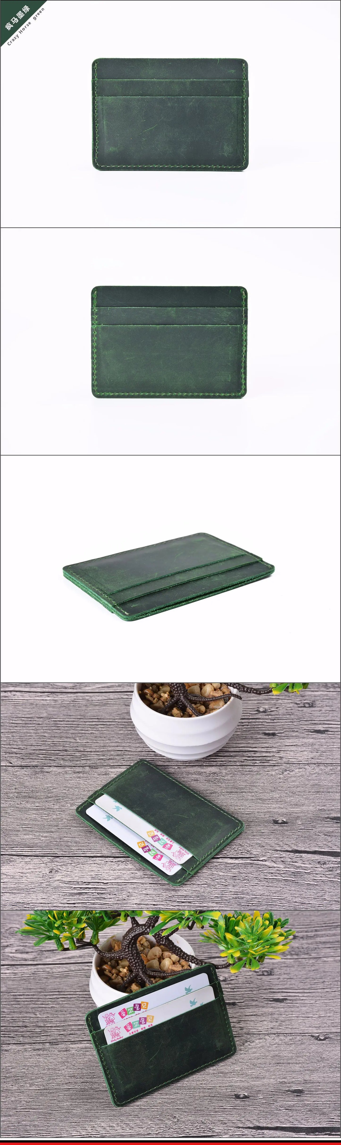 Genuine Leather Card Holder Wallet