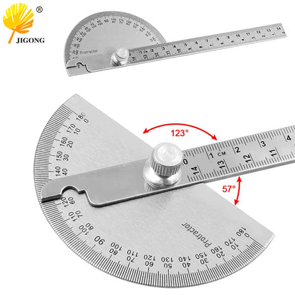 145mm stainless steel protractor angle meter