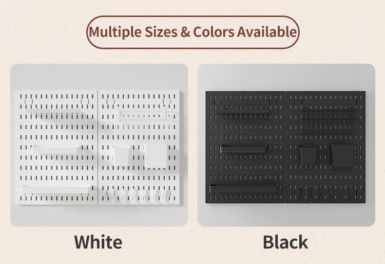 Adjustable Desktop Pegboard Organizer