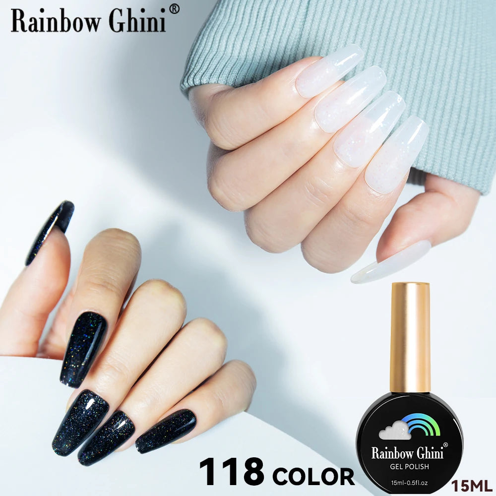 Rainbow Ghini 15ML HEMA & TPO Free Gel Nail Polish