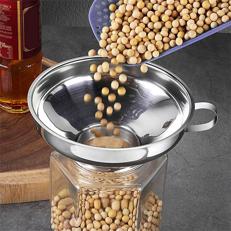 Stainless Steel Wide Mouth Canning Funnel