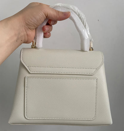 Mini Genuine Leather Satchel Crossbody Bag
