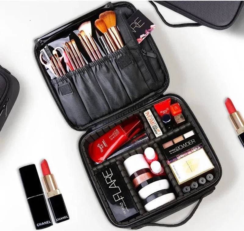 Professional Travel Makeup Organizer Case