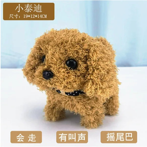Electric Walking Barking Plush Dog Toy