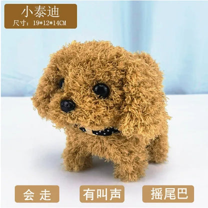 Electric Walking Barking Plush Dog Toy