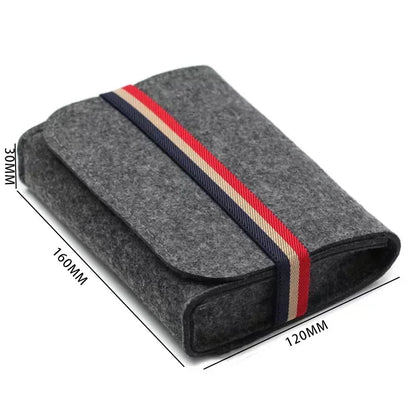 Felt Electronic Accessories Organizer Bag