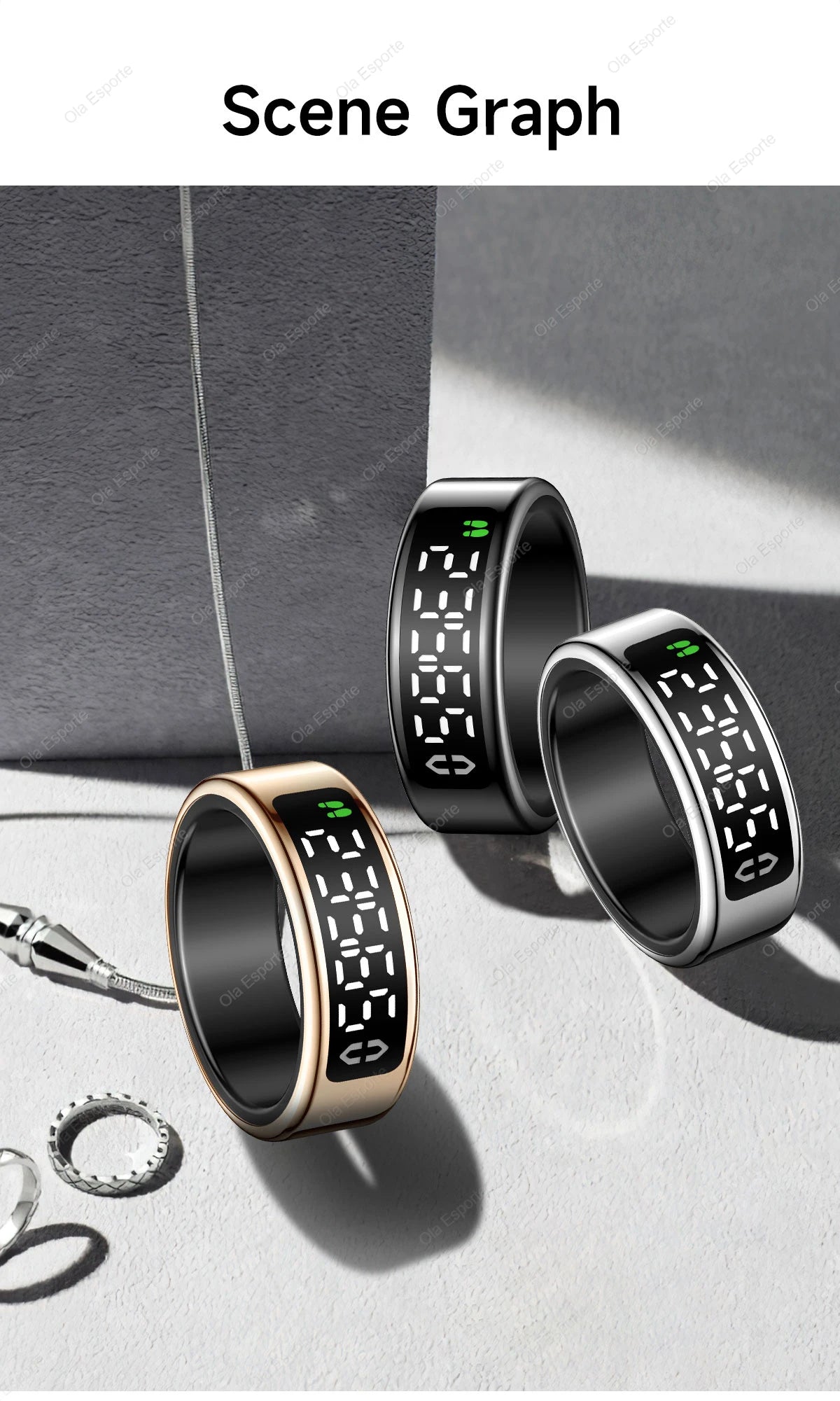 Smart Fitness Tracking Ring