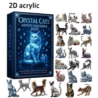 Crystal Cat 24-Day Christmas Advent Calendar