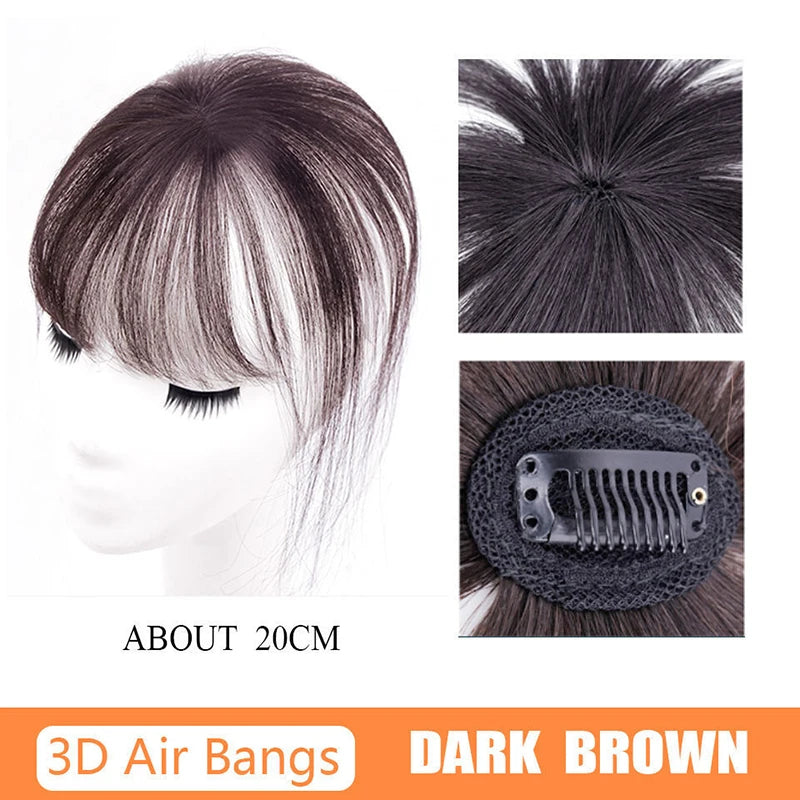 Synthetic Hair Bangs Extension