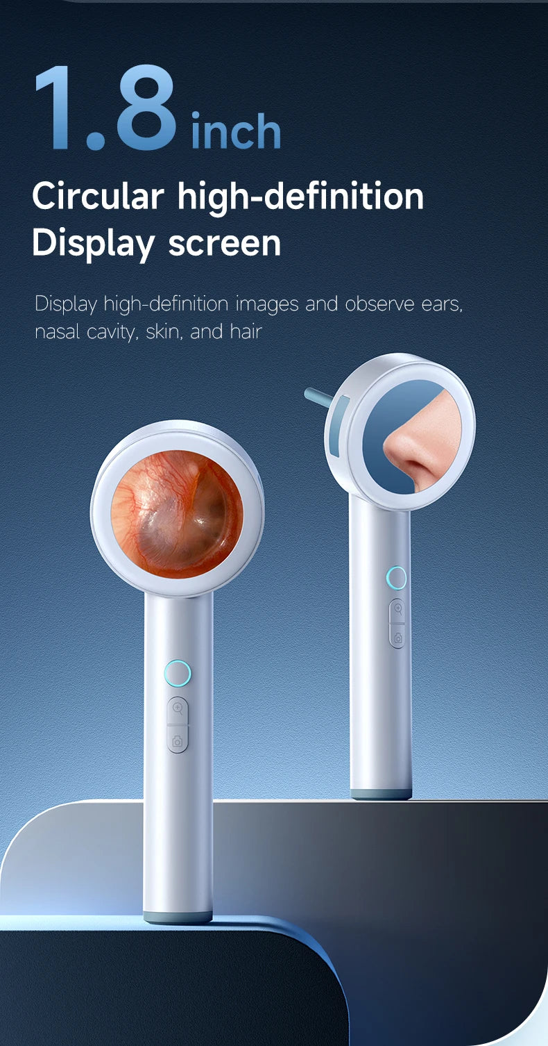 HD Digital Ear Camera Otoscope with Display