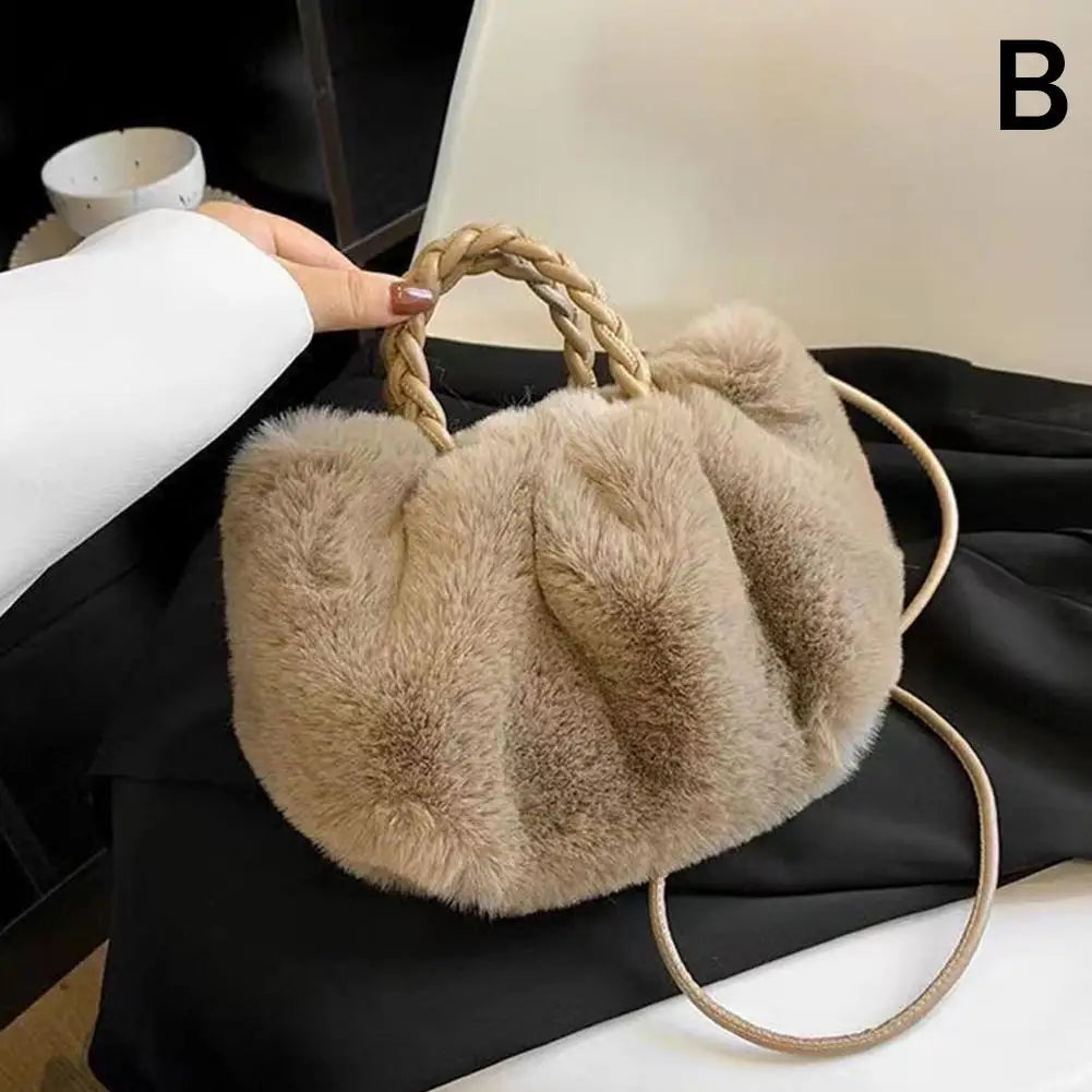 Plush Cloud Crossbody Handbag