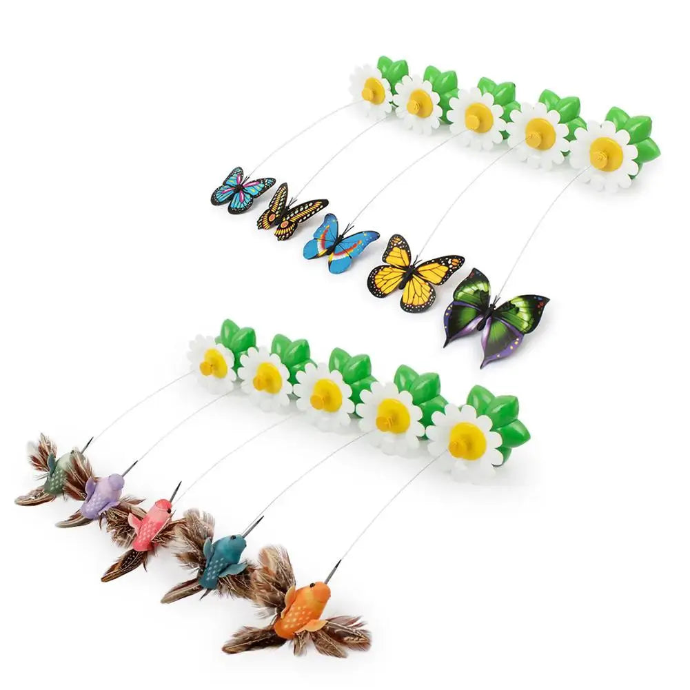 Interactive Rotating Butterfly Cat Toy