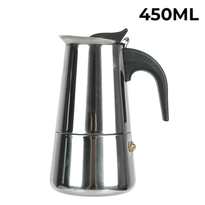 Stainless Steel Stovetop Moka Coffee Maker