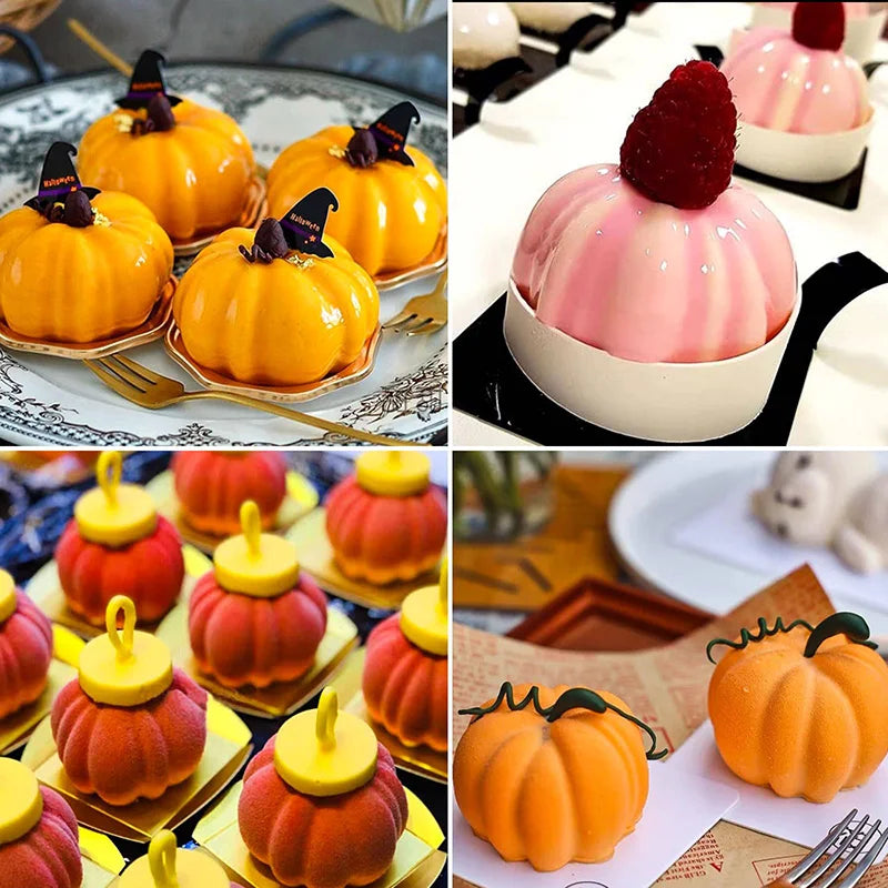 Reusable Food Grade Pumpkin Silicone Baking Mold