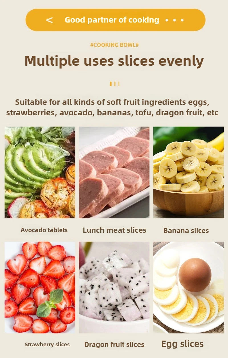 Multi-Purpose Food Slicer