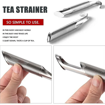 Stainless Steel Loose Leaf Tea Infuser with Long Handle