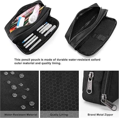 Large Capacity Multi-Compartment Pencil Case
