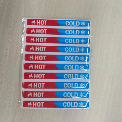 3D Hot & Cold Water Faucet Indicator Stickers