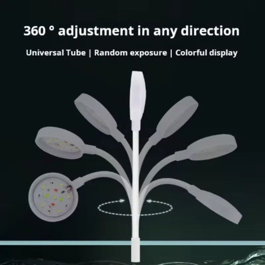 LED Clip-On Aquarium Light with 360° Adjustable USB Power