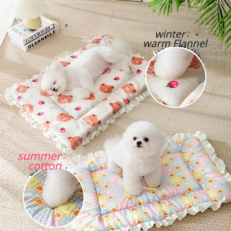 Pet Sleeping Mat – Thickened Warm Dog & Cat Bed Blanket