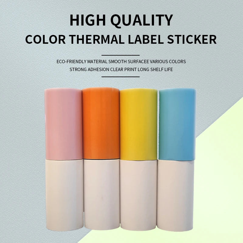 4 Roll 57×30mm Thermal Adhesive Label Paper