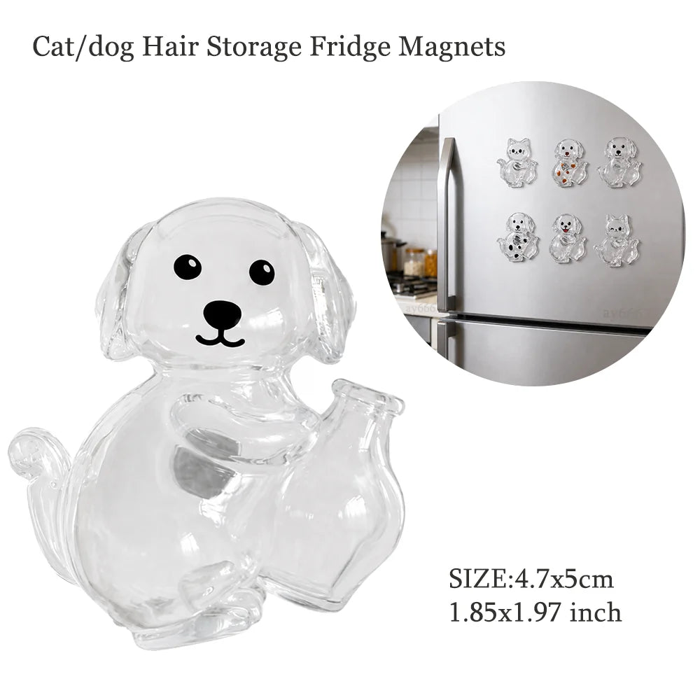 Pet Hair Memorial Keepsake Keychain