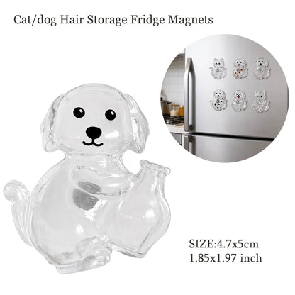Pet Hair Memorial Keepsake Keychain