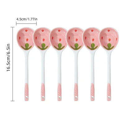 Strawberry Ceramic Spoon