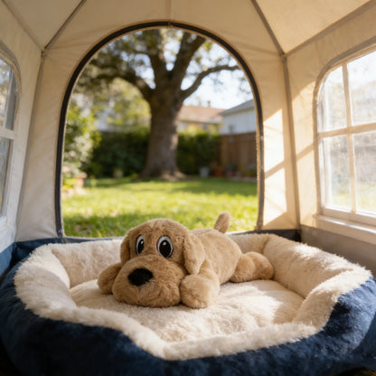 Interactive Bite Resistant Plush Dog Companion Toy