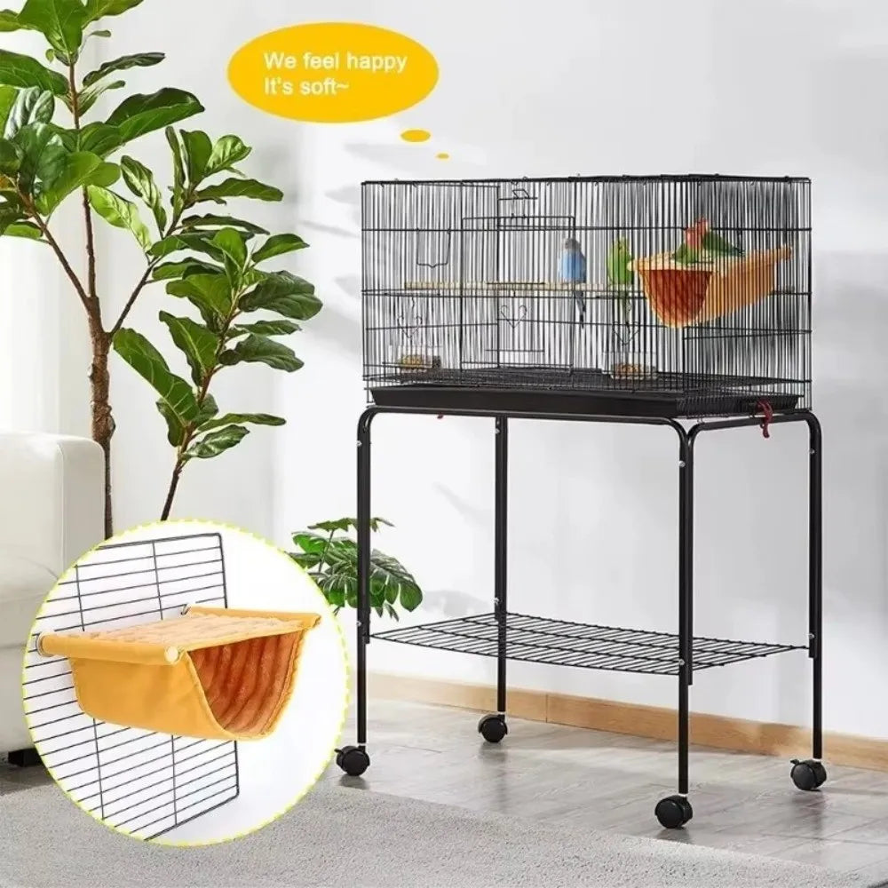 Fleece Hanging Bird Hammock Nest