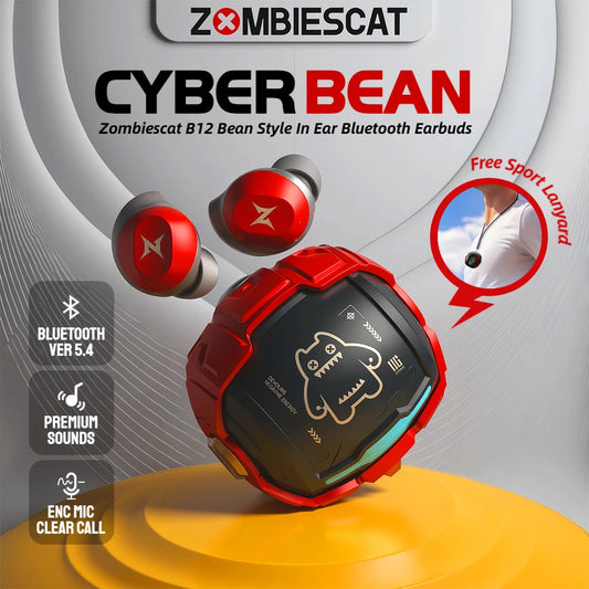 ZOMBIES CAT B12 Bluetooth 5.4 TWS Sports Earbuds