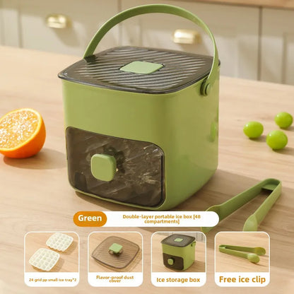 Double Layer Large Capacity Ice Cube Mold Maker Machine