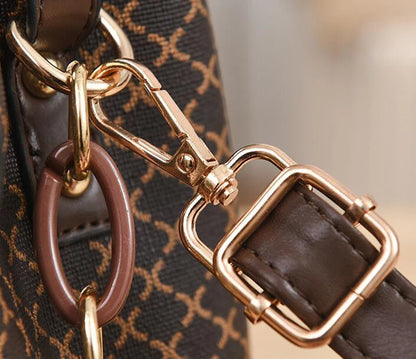 Geometric Bucket Crossbody Bag