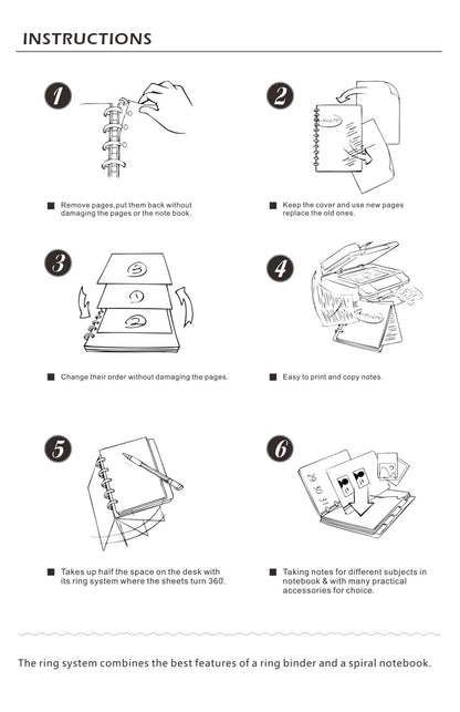 Plastic Disc Binding Rings for Planners & Notebooks