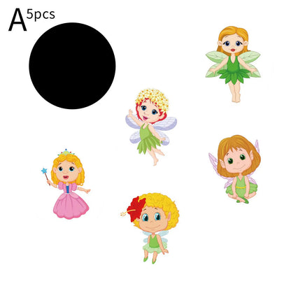 5Pcs Color Changing Toilet Sticker